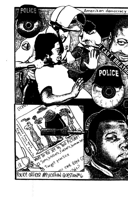 Amerikan democrac:  N F0L1C¢ OFFICER APPLICATION QUESTIoN®(,  